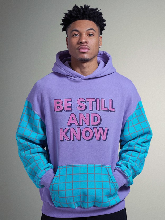 Be Still And Know Vaporwave Hoodie