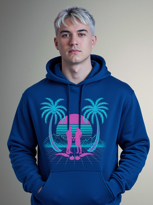 Garden of Eden Vaporwave Hoodie